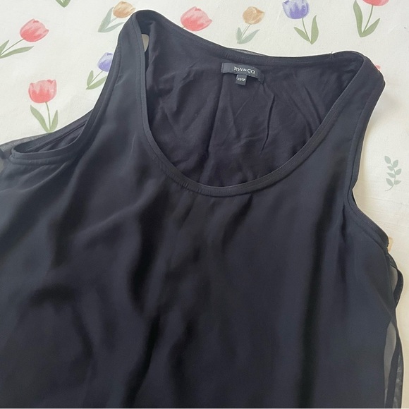RW&CO Black Sleeveless Top Women XS - Picture 8 of 11